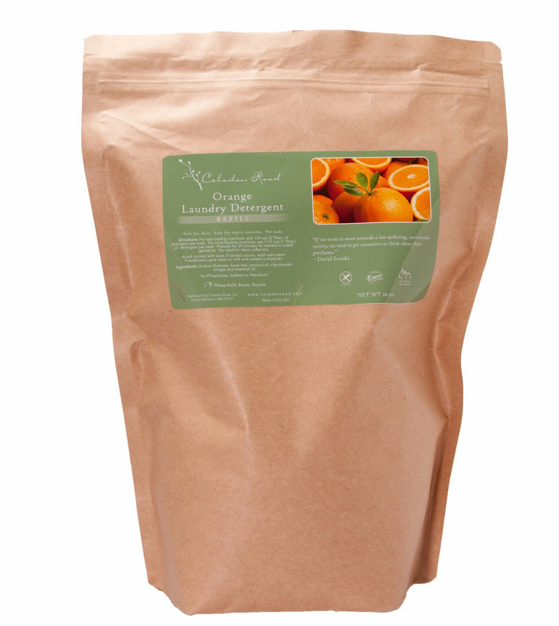 Orange Laundry Refill- Celadon Road- www.celadonroad.com