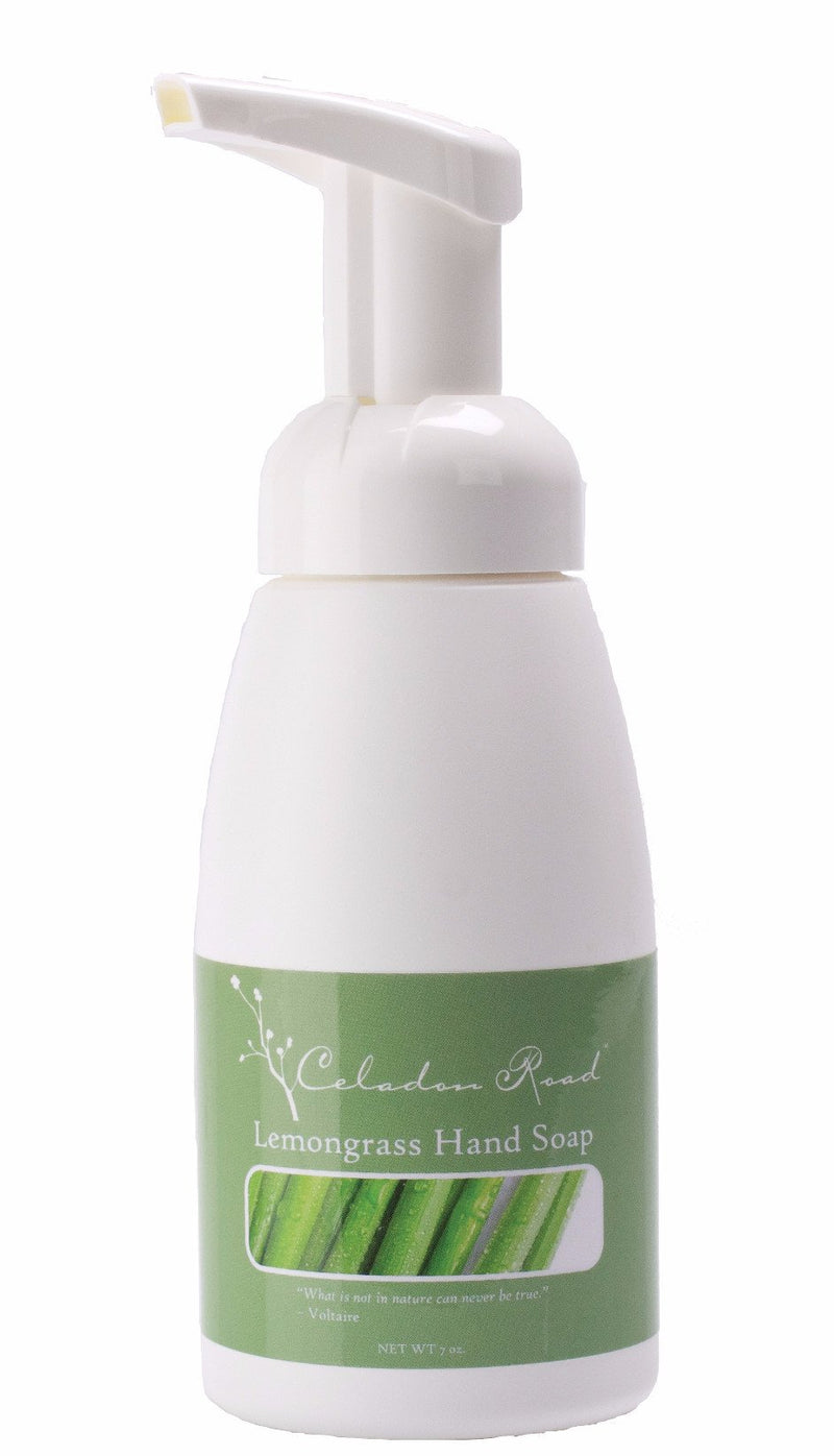 Lemongrass Foaming Hand Soap- Celadon Road- www.celadonroad.com