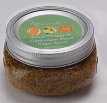 Sweet Orange Cardamom Sugar Scrub- Celadon Road- www.celadonroad.com