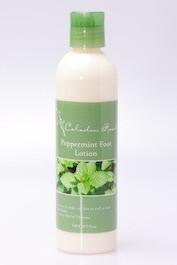Peppermint Foot Lotion- Celadon Road- www.celadonroad.com