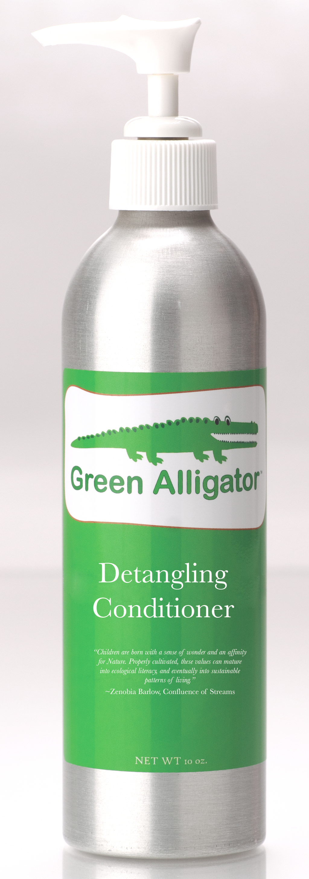 Green Alligator Detangling Conditioner- Celadon Road- www.celadonroad.com