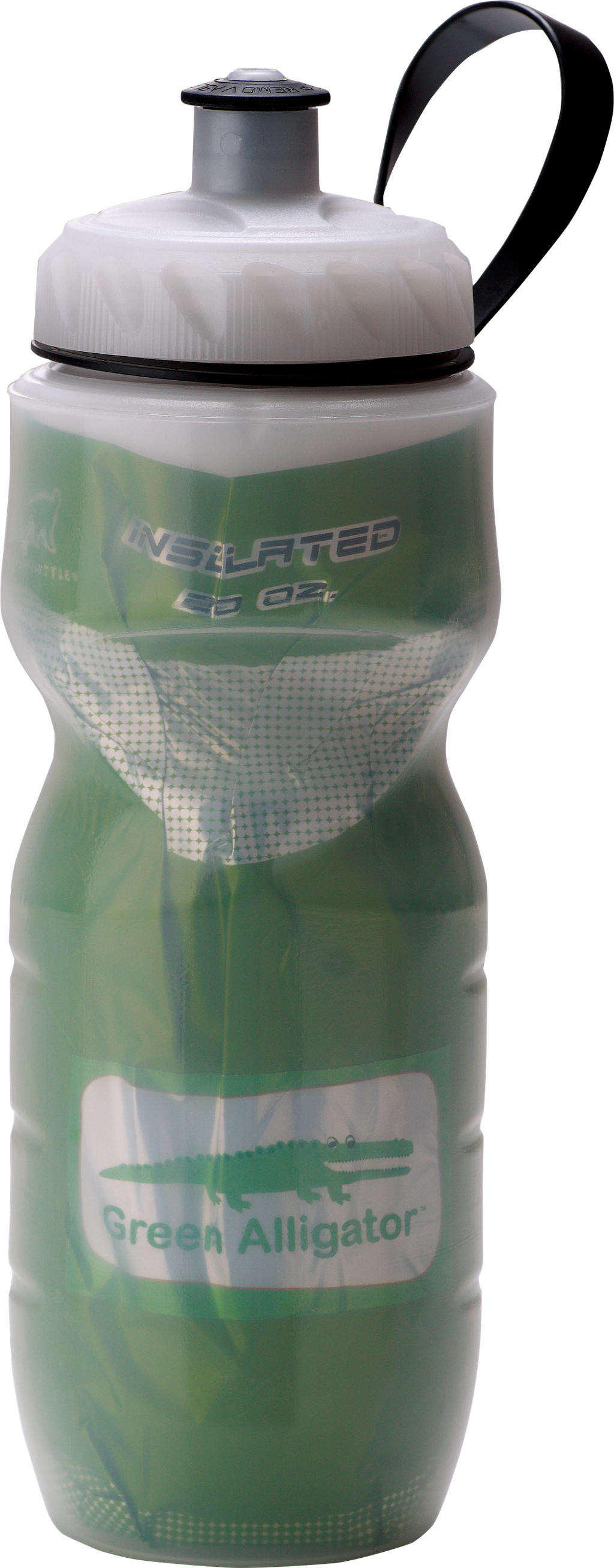Green Alligator Insulated Sports Bottle- Celadon Road- www.celadonroad.com
