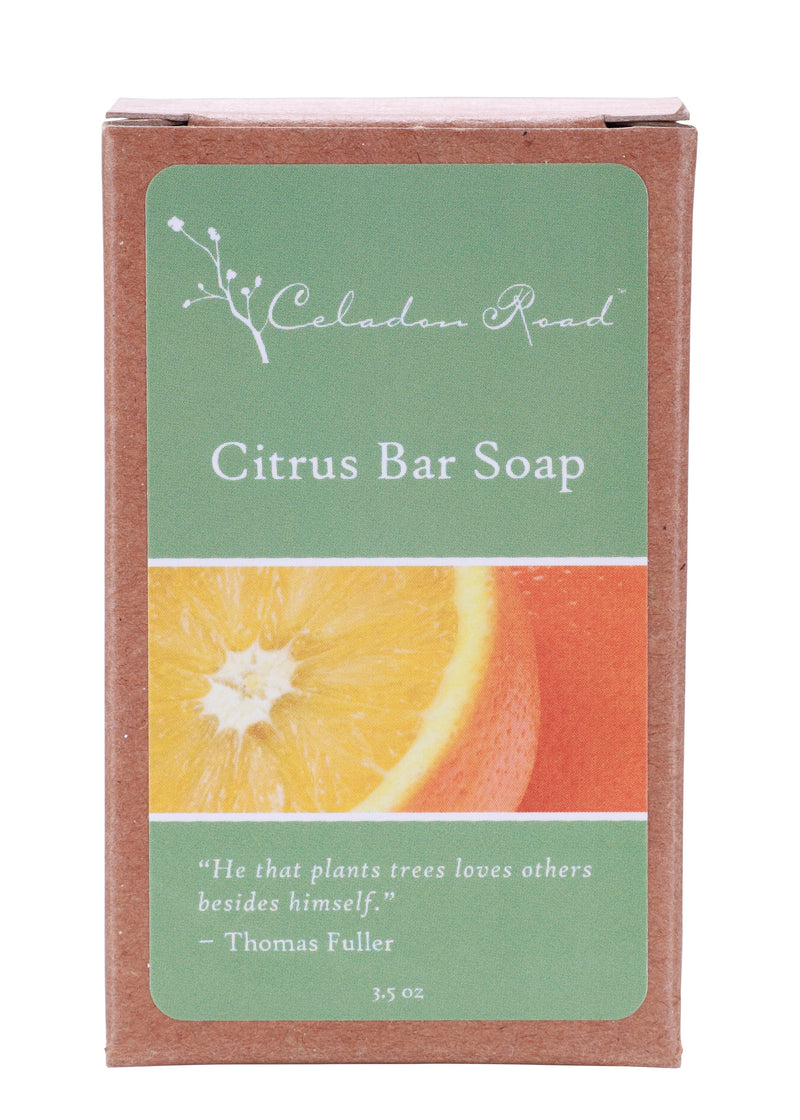 Citrus Bar Soap- Celadon Road- www.celadonroad.com