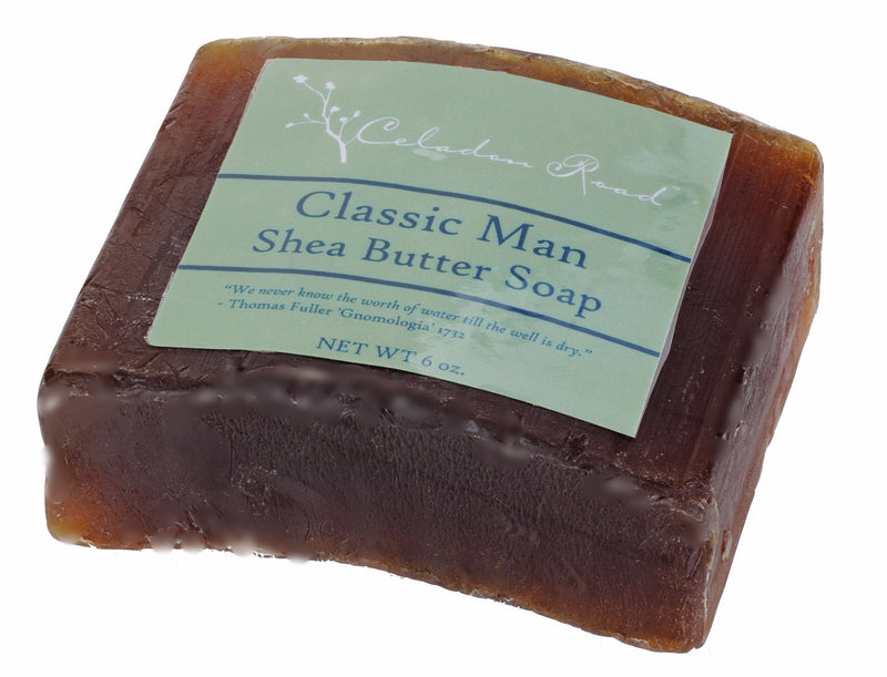 Classic Man Bar Soap- Celadon Road- www.celadonroad.com