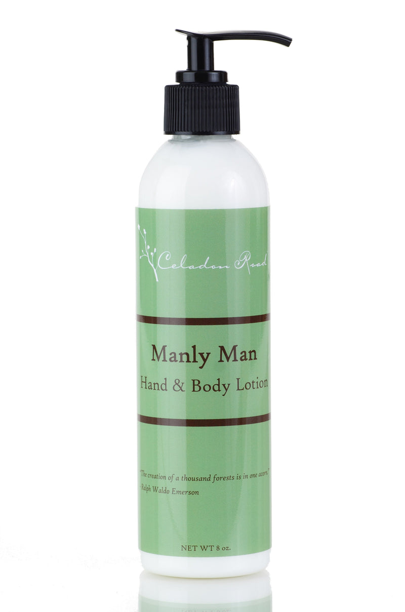 Manly Man Body Lotion- Celadon Road- www.celadonroad.com
