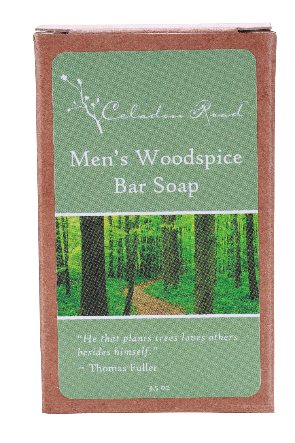 Men’s Woodspice Bar Soap- Celadon Road- www.celadonroad.com