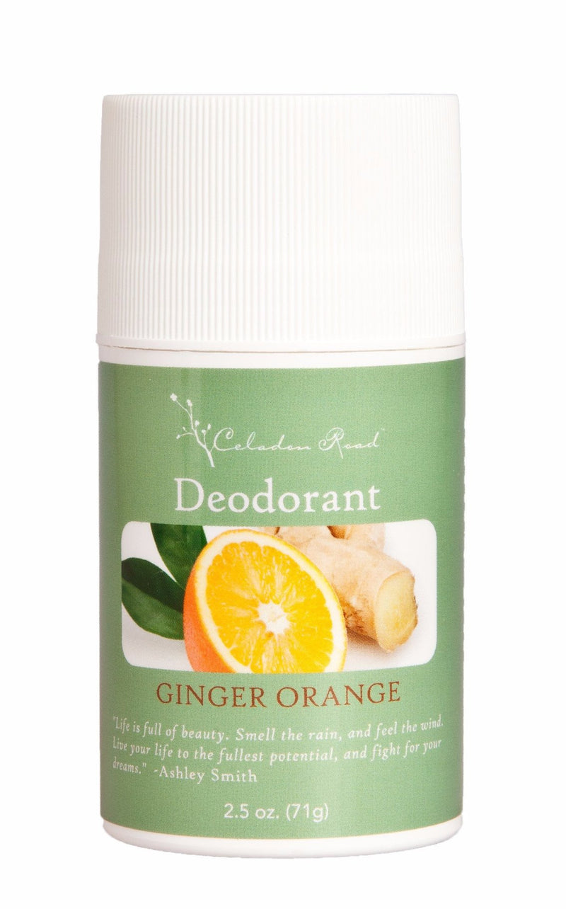 Ginger Orange Deodorant- Celadon Road- www.celadonroad.com