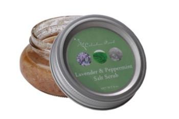Lavender Peppermint Salt Scrub- Celadon Road- www.celadonroad.com