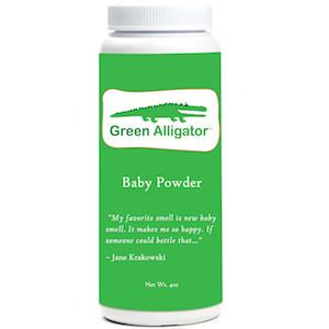Green Alligator Baby Powder- Celadon Road- www.celadonroad.com