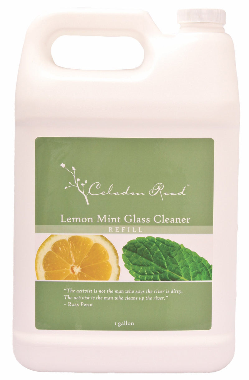 Lemon Mint Glass Cleaner Refill- Celadon Road- www.celadonroad.com